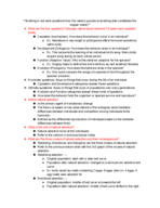 Anthrobio: Week 1 Notes