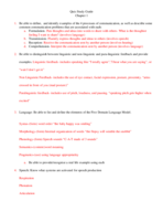 Chapter 1 Quiz Study Guide