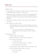 Weeks 4-6 In-class Notes