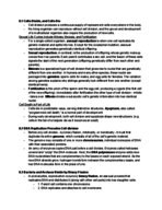 Bisc 102 - Chapters 8 / 9: DNA Replication, Binary Fission, and Mitosis / Sexual Reproduction and Meiosis
