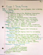 RENR 205 Exam 1 study guide