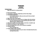 Intro to Costuming