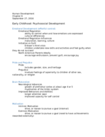 Human Development Chapter 6 Notes
