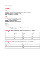 MATH 1150, Study Guide
