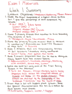 SCSC 301 Study Guide