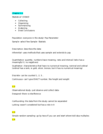 Study Guide for Exam 1