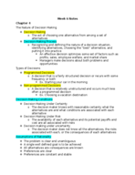 MGMT Week 6 Notes