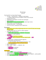 BIO 101 Notes 9/26-9/30