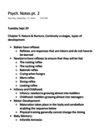 Ch. 5 Intro to Psych notes