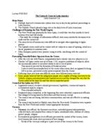 History 109, Week 7 Wednesday Notes