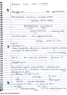 Class Notes