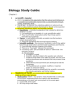 Study Guide Outline