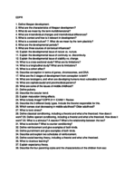 EDPR Study Guide