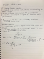 math week 5 & 6
