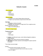 GEO 2210-01 Notes Weeks 1-5