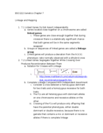 BSCI222 Genetics Chapter 7 Notes