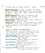 Intro to Marketing, Week 6 notes