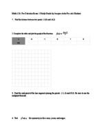 Math 126, Pre-Calculus Exam 1