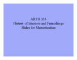 Week 4 History of Interiors Lecture Notes