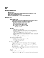 Week 6 Notes