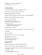 CHM 113- Week 7 Notes