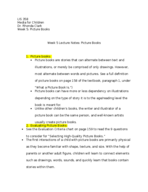 LS 358, Week 5 Lecture Notes