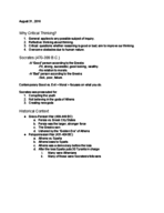 PHL 3000 Week One Notes