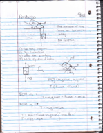 Physics 1250 Class Notes Week Three