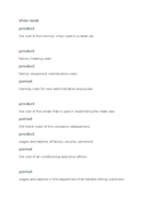 Study guide
