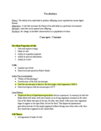 Bio160 - Class Notes Week 1