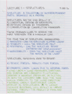 Structures I: Week 1, Lectures 1-4