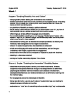 English M103 Week 1 