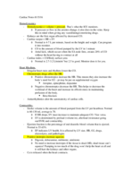 Cardiac Notes
