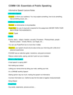 COMM-130, Week 6 Notes