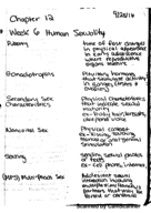 Week 6 Chapter 12 & 13 notes human sexuality 