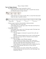 Theory I: Week 5 Notes