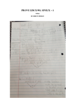 Proving the Limit of sinx/x 