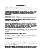 Sociology 101 Study Guide EXAM 1