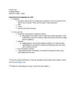 ENGL001A, Week 1 Notes; Professor Ballard
