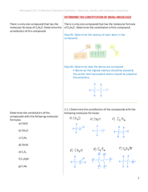 Homework 01 | A Review of General Chemistry - Electrons, bonds, and molecular properties