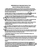 Macroecomomics Midterm 1 Study Guide with answers