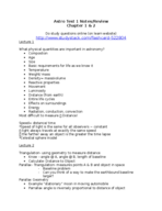 Exam 1- Review/Notes