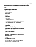 MIS Week One Notes 
