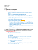 BIO 110 EXAM 2 Study Guide Cont'd