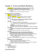 Principles of Marketing: Chapter 3 Notes