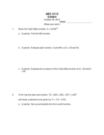 AEC 3113- Exam 2