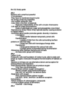 Bio. 152 Study Guide Test 2