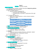 Principles of Marketing, Notes, Week7