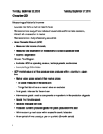 Economics Chapter 23 Notes