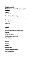 Ethical-Legal Environment of Business- Study Guide for Exam1